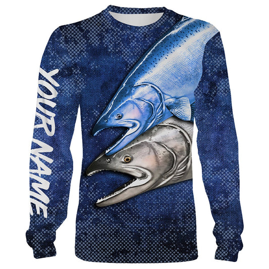 Cornbee Personalized All Over Printed Chinook Salmon (King Salmon) Fishing Camo 3D Shirts