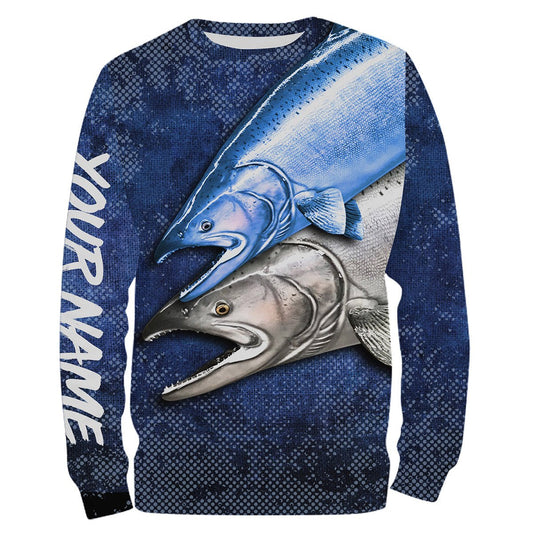 Cornbee Personalized All Over Printed Chinook Salmon (King Salmon) Fishing Camo 3D Shirts