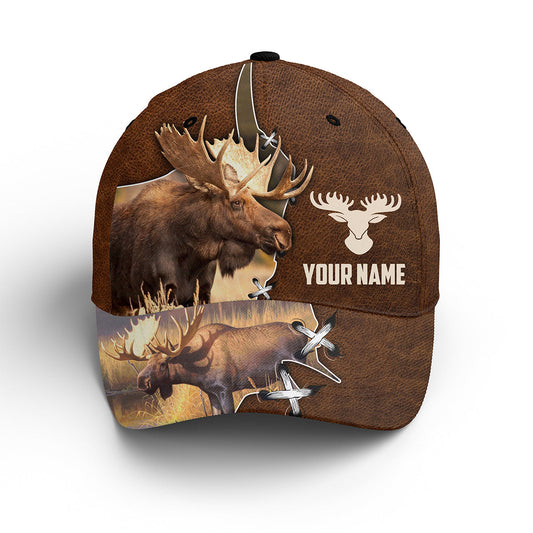 Cornbee Moose Hunting Camouflage Personalized Cap