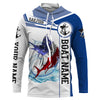 Cornbee Sailfish Fishing American Flag Custom Name And Boat Name