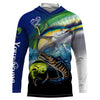 Cornbee Mahi-mahi, Wahoo, Tuna Customize Name 3D Shirts