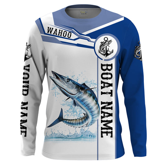 Cornbee Wahoo Fishing Customize Name 3D Shirts