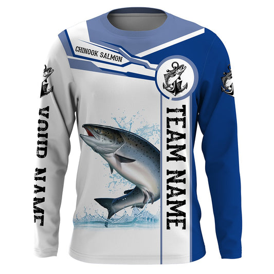 Cornbee Chinook Salmon Fishing UV Protection Quick Dry Customize Name And Team Name Tournament Shirts