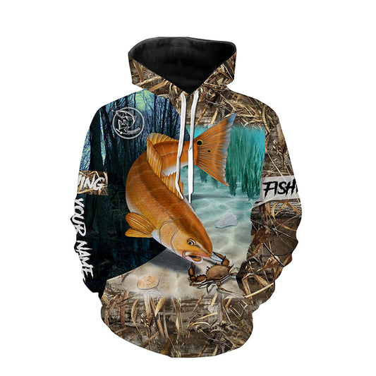 Cornbee Redfish Puppy Drum Fishing 3D Shirt  Customize