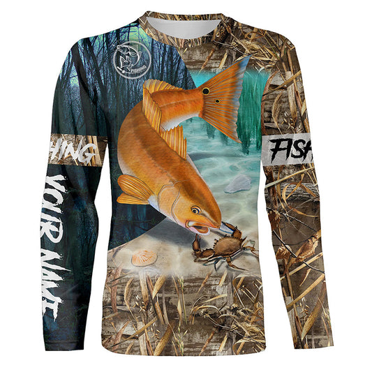 Cornbee Redfish Puppy Drum Fishing 3D Shirt  Customize