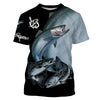 Cornbee Customized Name Chinook Salmon (King Salmon) 3D Shirts