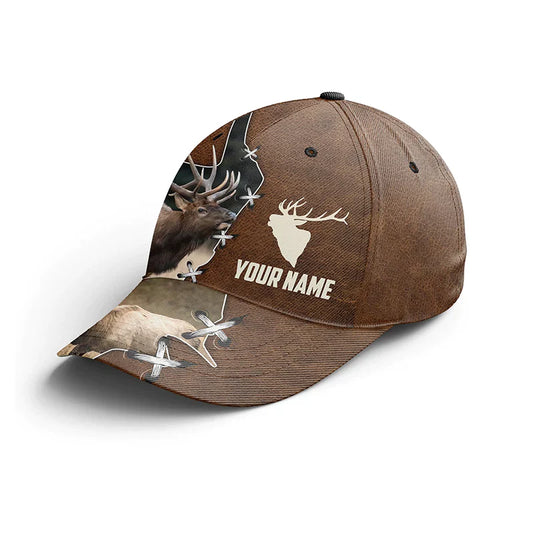 Cornbee Elk Hunting Camouflage Personalized Cap