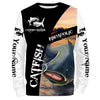 Cornbee Customize Name All Over Printed 3D Shirt Catfish Fishing Fishaholic