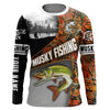 Cornbee Musky ( muskie) Halloween Fishing Customize Name 3D Shirts