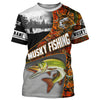 Cornbee Musky ( muskie) Halloween Fishing Customize Name 3D Shirts