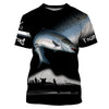 Cornbee Chinook Salmon Fishing Customize Name 3D Shirts