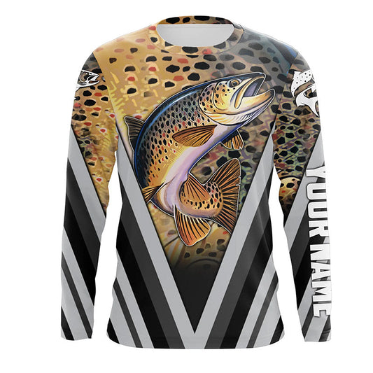 Cornbee Brown Trout Fishing 3D Shirts Customize Name