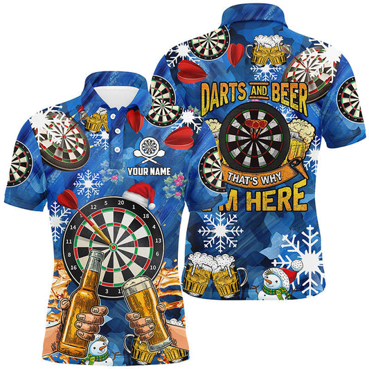 Cornbee Darts And Beer Personalized Darts Men Polo Shirt