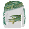 Cornbee Musky Tournament Fishing Customize Name 3D Shirts