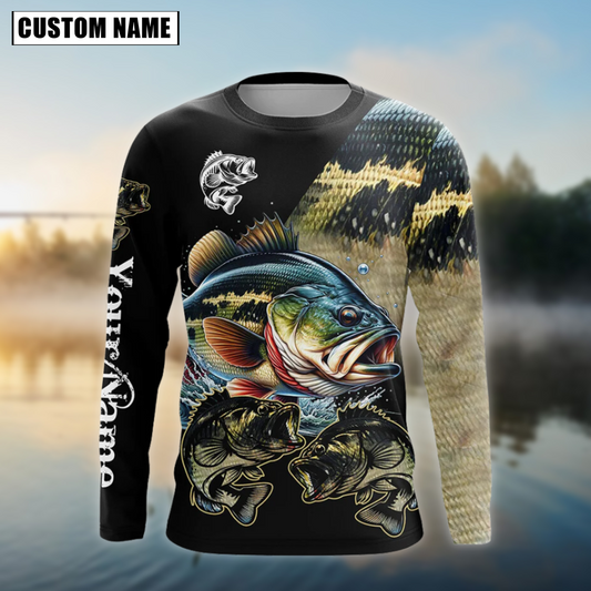 Cornbee Fishing Jersey Sport Pattern Sun Protection Personalized Name 3D Shirt