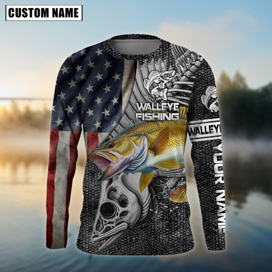 Cornbee Fishing Jersey Sport Pattern Sun Protection Personalized Name 3D Shirt