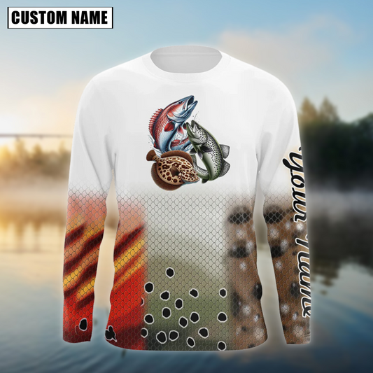 Cornbee Fishing Jersey Sport Pattern Sun Protection Personalized Name 3D Shirt