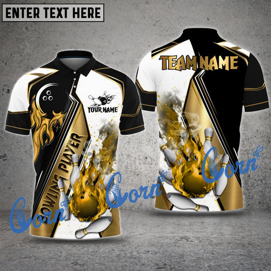 Cornbee Bowling Player Sport Jersey Customized Name & Team Name 3D Shirt