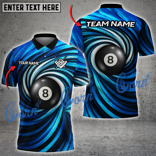 Cornbee Billiard Ball 8 Personalized Name And Team Name 3D Shirt