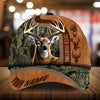 Cornbee Premium Florapunk Black Camo Deer Hunting Personalized Hats 3D