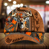 Cornbee Premium Florapunk Black Camo Deer Hunting Personalized Hats 3D