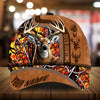 Cornbee Premium Florapunk Black Camo Deer Hunting Personalized Hats 3D