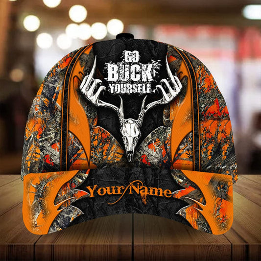 Cornbee The Best Of Go Buck Yourself Hunting Personalized Hats 3D Multicolored