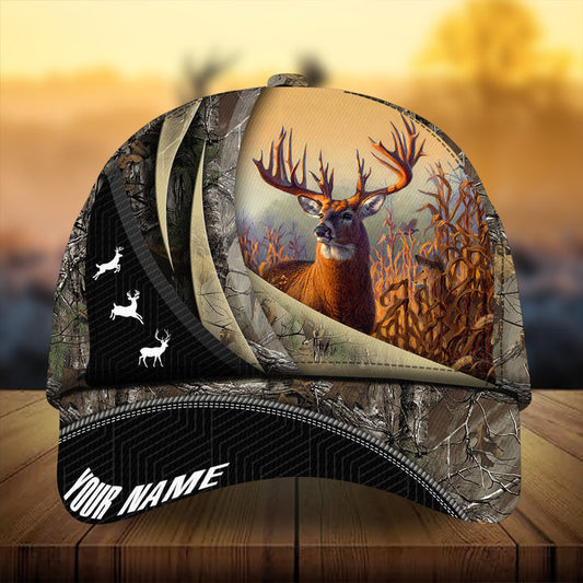 Cornbee Premium Concept Sport Hunting Deer Personalized Hats 3D Multicolored