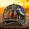 Cornbee Premium Florapunk Flag Pull Deer Hunting Personalized Hats 3D