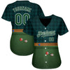 Cornbee Personalized Text And Number Billiard Table Shamrock 3D Pattern Baseball Jersey Shirt