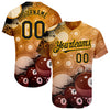 Cornbee Personalized Text And Number Billiard Chocolate 3D Pattern Baseball Jersey Shirt