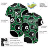 Cornbee Personalized Text And Number Billiard Black Green 3D Pattern Baseball Jersey Shirt