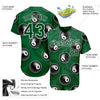 Cornbee Personalized Text And Number Billiard Green Black 3D Pattern Baseball Jersey Shirt