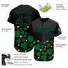 Cornbee Personalized Text And Number Billiard 8 Shamrock 3D Pattern Baseball Jersey Shirt