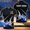Cornbee Bowling Personalized Name And Team Name 3D Polo Shirt