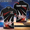 Cornbee Bowling Personalized Name And Team Name 3D Polo Shirt