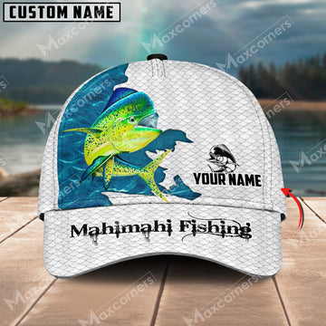Cornbee Mahimahi Fishing Customized Name 3D Classic Cap