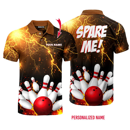 Cornbee Personalized Name Bowling Thunder 3D Shirt