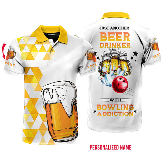 Cornbee Personalized Name Bowling Beer 3D Shirt