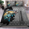 Fishing Personalized Bedding Set, Personalized Gift for Fishing Lovers36 Cornbee