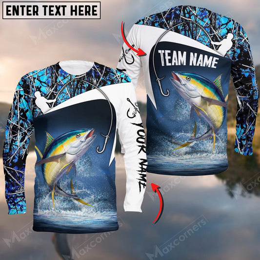 Cornbee Tuna Fishing Customize Name 3D Shirts