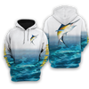 Cornbee Blue Marlin Customize Name 3D Shirts