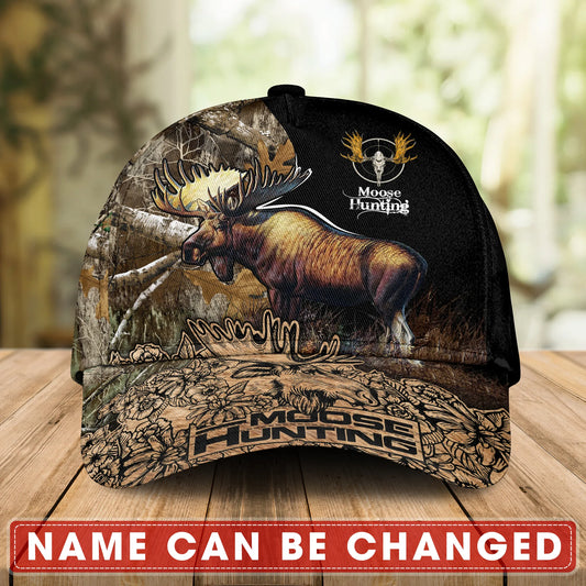 Cornbee Love Moose Hunting Personalized Cap