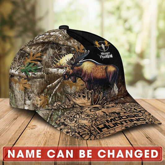 Cornbee Love Moose Hunting Personalized Cap