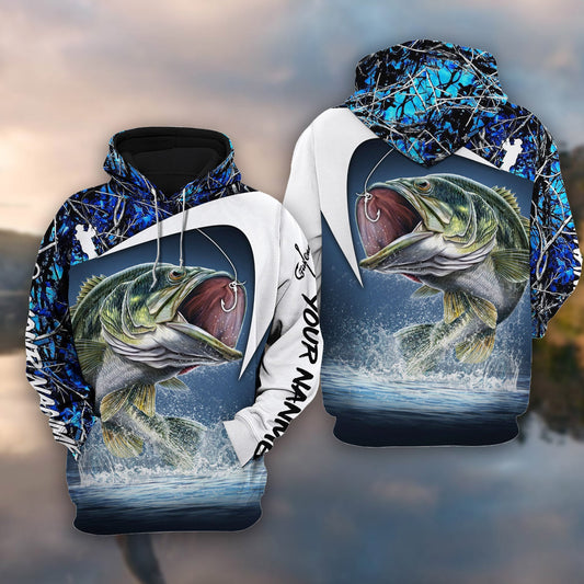 Cornbee Personalized Largemouth Bass Fishing Jerseys 3D Shirts