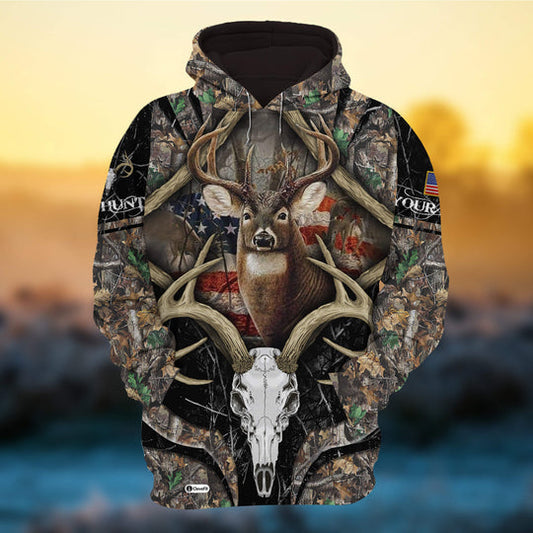 Cornbee Custom Name The Premium Unique Deer Hunting Hoodies 3D1 HM