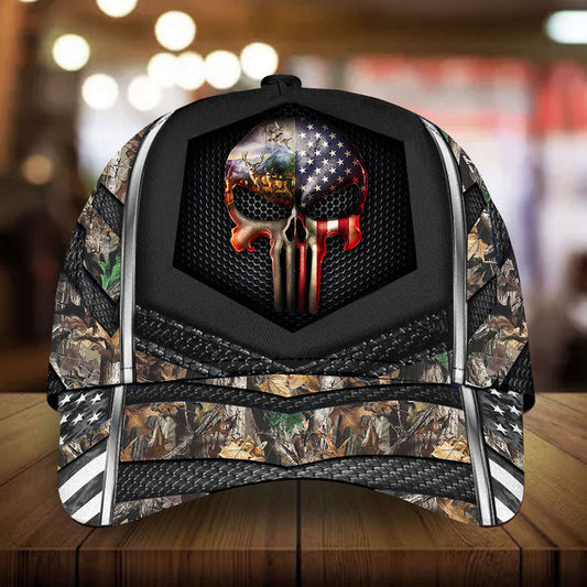 Cornbee  Premium Punisher Skull Hunting Cap