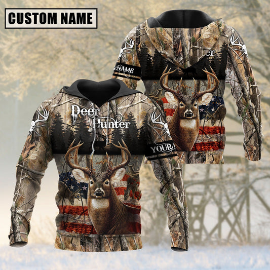 Cornbee Custom Name Deer Hunting Shirt 3D All Over Printed Clothes