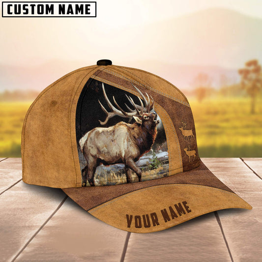 Cornbee Elk Hunting Classic Personalized Cap