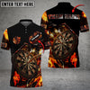 Cornbee Flaming Magma Darts Multicolor Option Personalized Name 3D Shirt